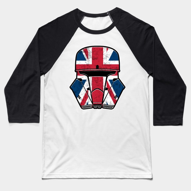 UK Patriot Baseball T-Shirt by MatamorosGraphicDesign